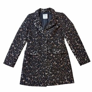 Old Navy Leopard Print Peacoat